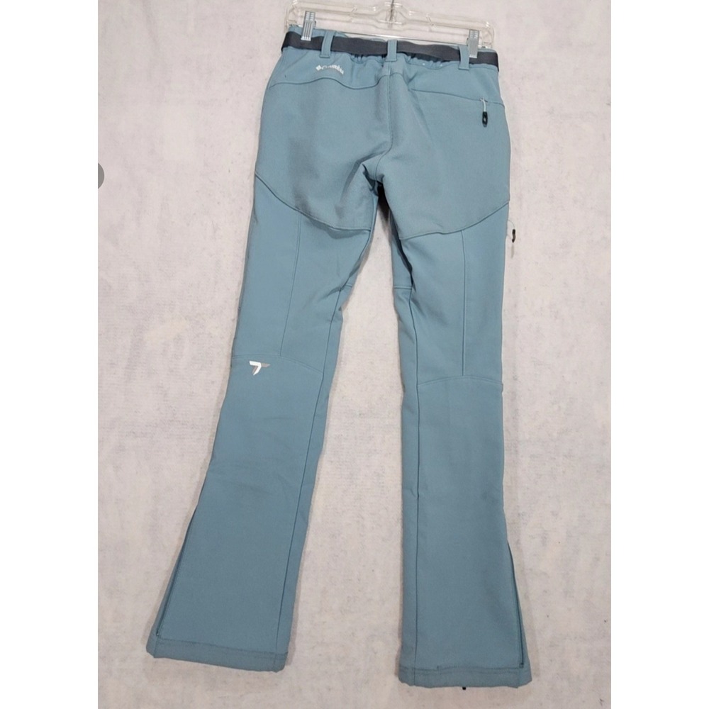 Columbia Snow Ski Pants Womens 4 Small Titanium Omni-Heat Bootcut Blue Technical - Picture 11 of 11